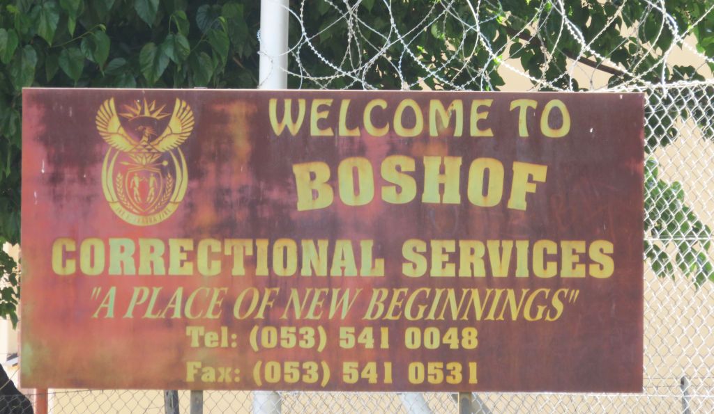 Boshof jail signe
